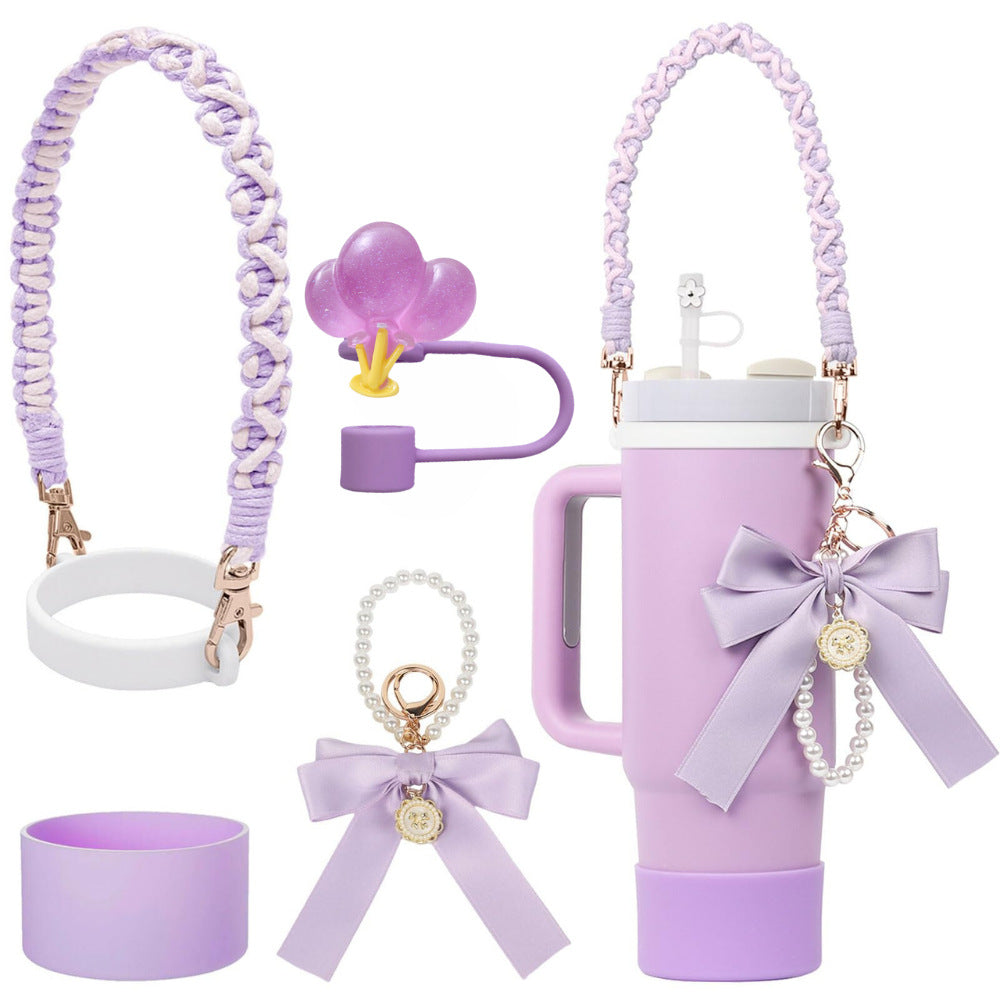 Wholesale  Small  Flower Straw Cap Bow Straw Tube Cap